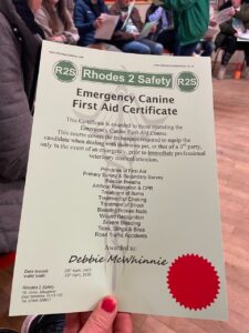 Little Pawz First aid trained