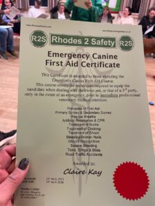 Little Pawz First aid trained